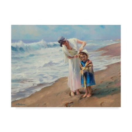 Trademark Fine Art Steve Henderson 'Beach Side Diversions' Canvas Art, 18x24 ALI32021-C1824GG